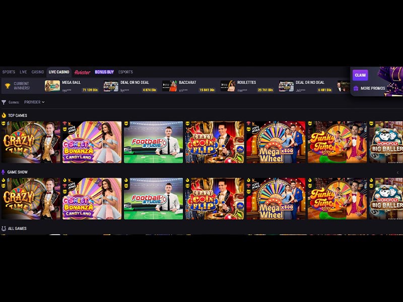 BetAndreas Onlayn Qumar Müəssisəsi İcmalı